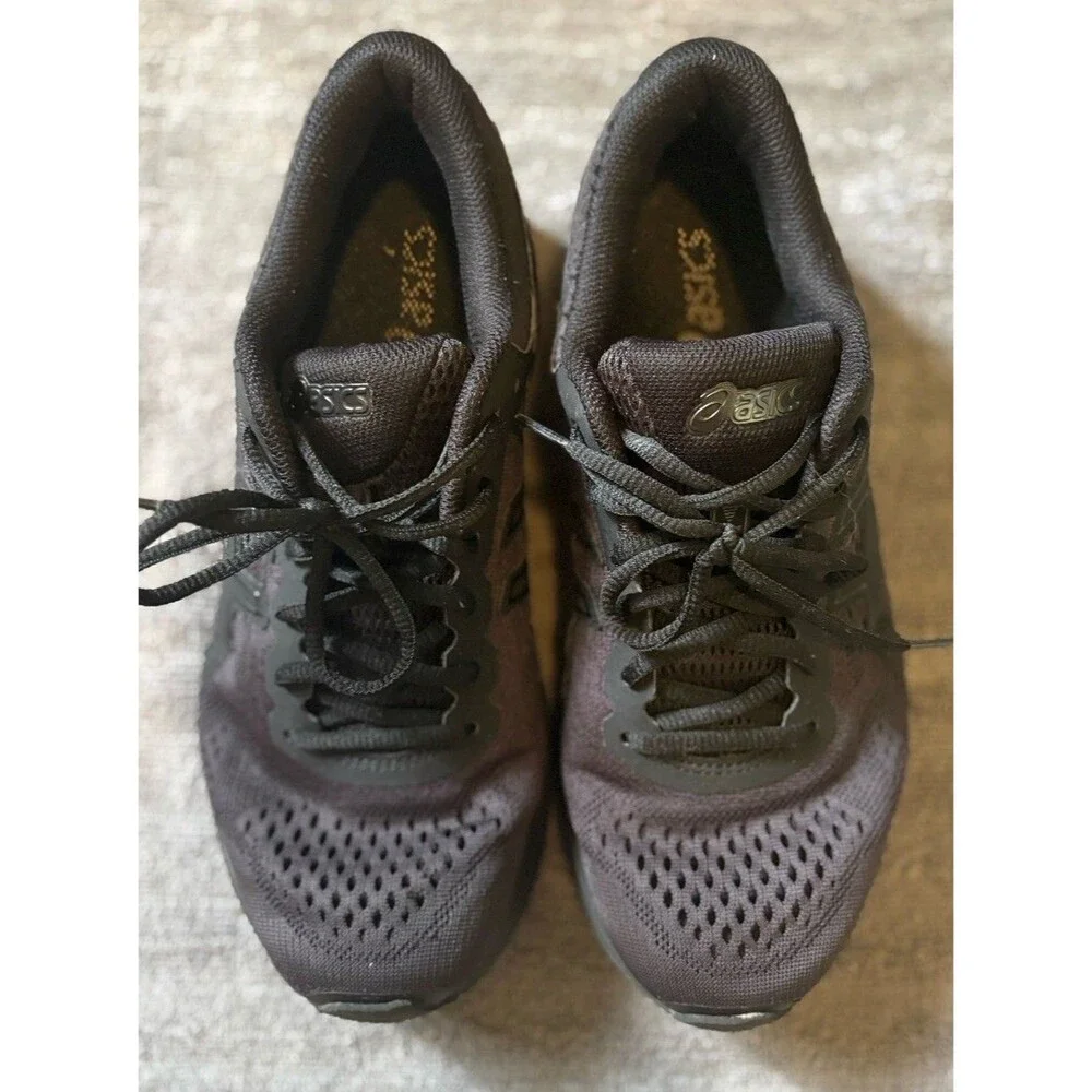 Asics GT 1000 6 Triple Black Running Sneakers Shoes Men's 8.5